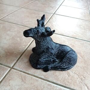 Aardik Soapstone Moose Carving Vintage 1972